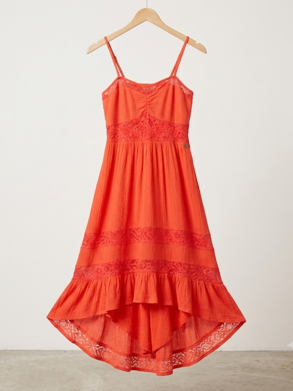 Roxy Coral Asymmetrical Sundress